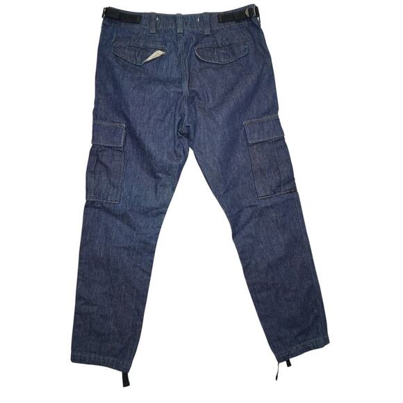 Banana Republic Denim Utility Cargo Pants – Size 32 – Tapered Fit Workwear Jeans - Picture 2 of 5